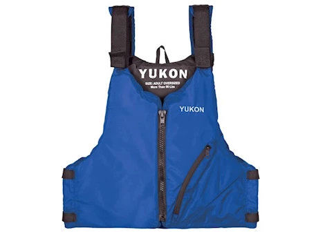 Yukon Charlie's Base Paddle Vest Series Super Large Life Jacket - Blue Main Image